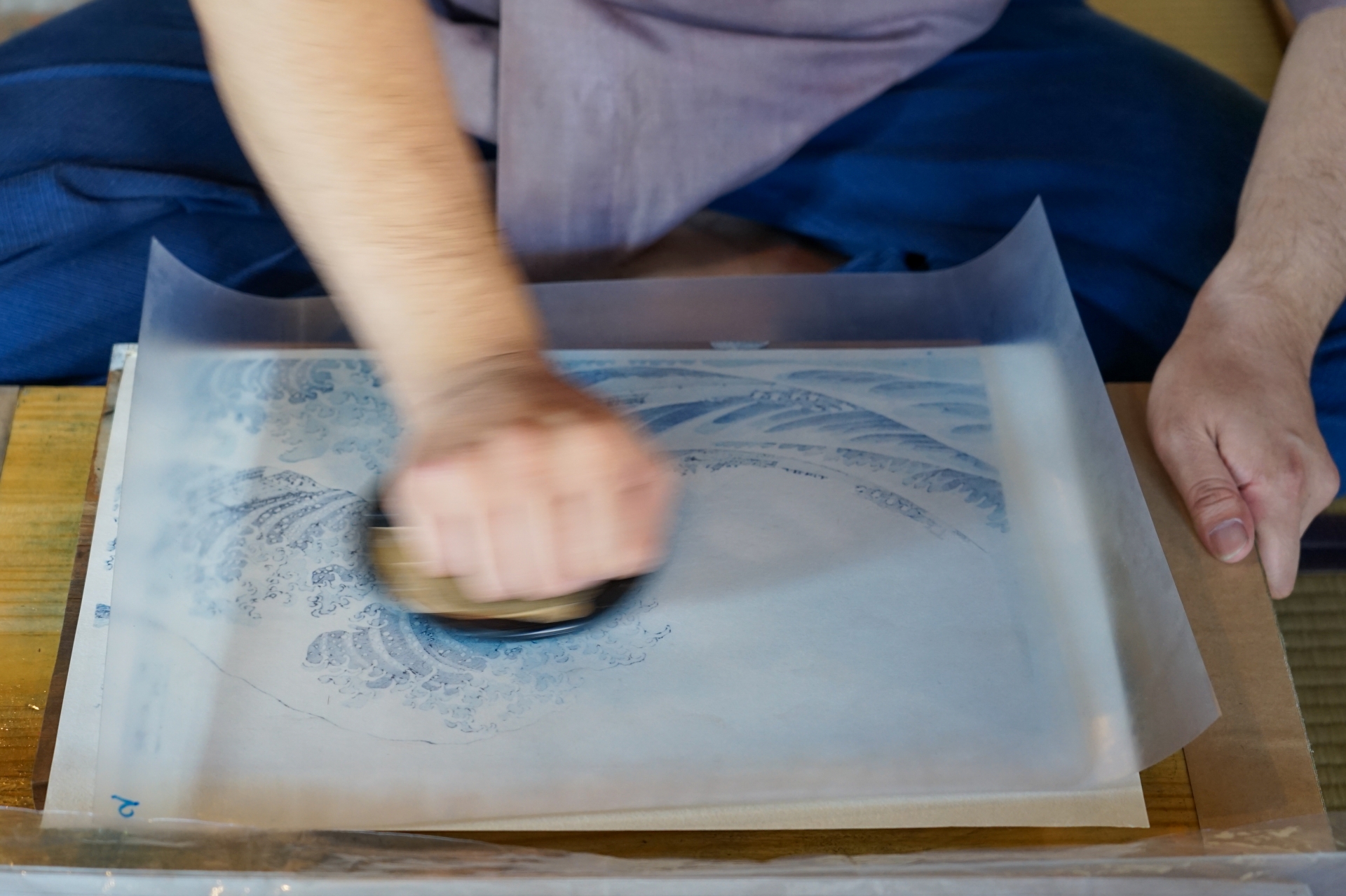 浮世絵摺り体験ワークショップ